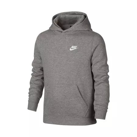 Nike Niño Sportswear Hoodie Boys (063/dk grey heather/white)