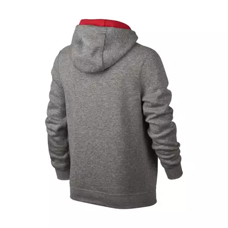 Nike Niño Sportswear Hoodie Do It Boys (063/dk grey heather/university red)