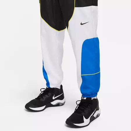 Nike Throwback Men's Basketball Pants "Black-Muilticolor"
