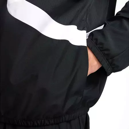 Nike Woven Icon Basketball Jacket "Black White"
