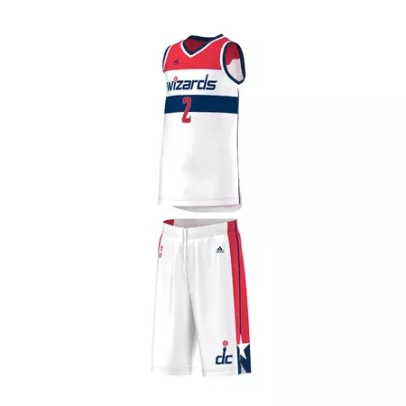 Pack NBA John Wall #2# Washington Wizards (blanca)