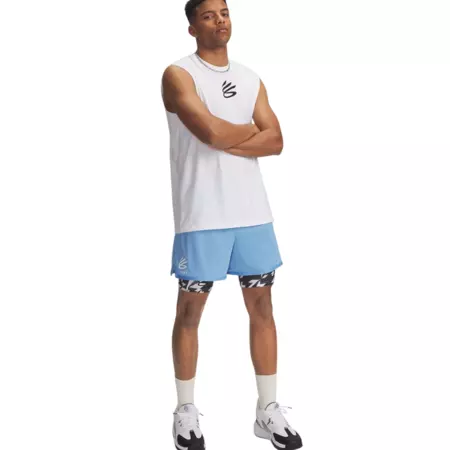 Pantalón corto estampado Curry HeatGear® "White"