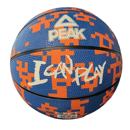Balón Basket Peak "I Cam Play Blue-Orange" (Talla 5)
