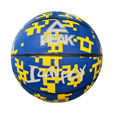 Balón Basket Peak "I Cam Play Blue-Yellow" (Talla 5)