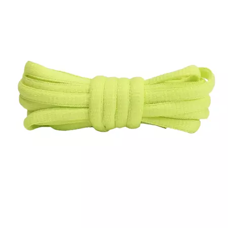 Peak Semicircular Shoe Laces "LightYellow"