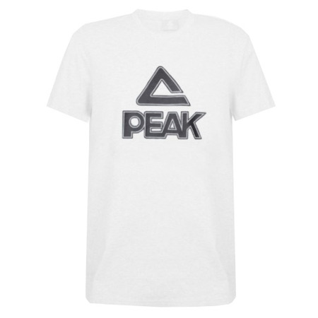 Camiseta Adulto/Niñ@ Peak Sport Basketball Round Neck Big Graphic "White"