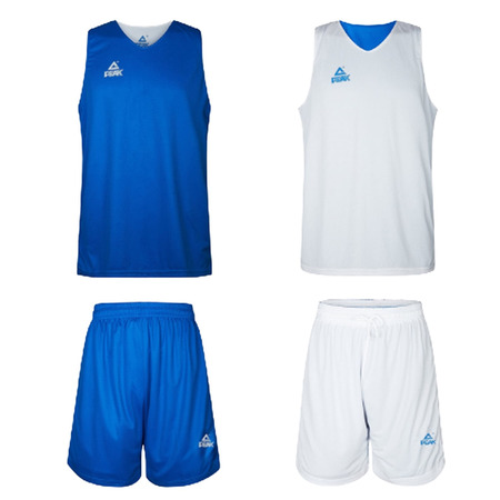 Set Reversible Adulto Peak Sport Basketball Team "Blue/White"