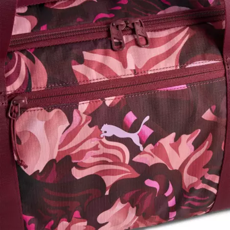 PUMA AT ESS GREEN TERRAINS Barrel Bag "Ruby Shimmer"