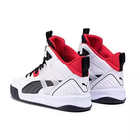 Puma Backcourt Mid Junior "White"