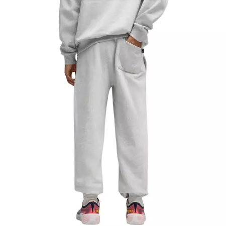 Pantalón Puma Basketbal Hooptopia Graphic Sweat Pant "Light Gray"