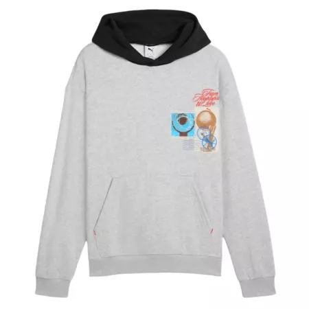 Sudadera Puma Basketball Hooptopia Graphic Hoodie "Light Gray"