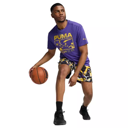 Puma Basketball Rival Rage Tee 1 "Team Violet"