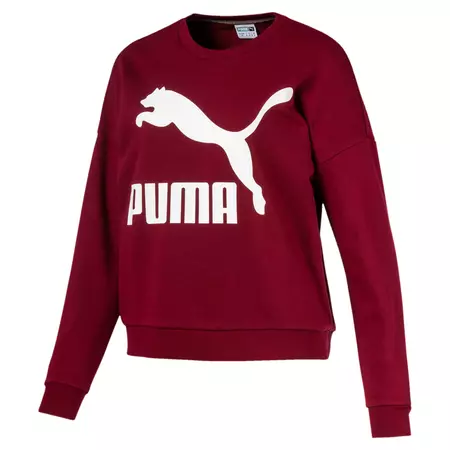 Puma Classics Logo Crew Wn´s (Pomegranate)