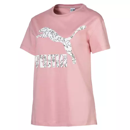 Puma Classics Logo Fill Tee AOP