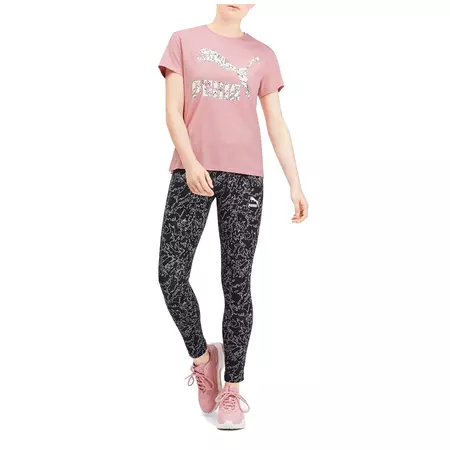 Puma Classics Logo Fill Tee AOP