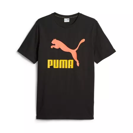 Puma Classics Logo Tee "Black-Hot heat"