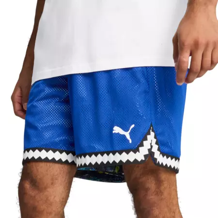 Puma Dylan Exhibit 7" AOP Short "Vivid Blue"