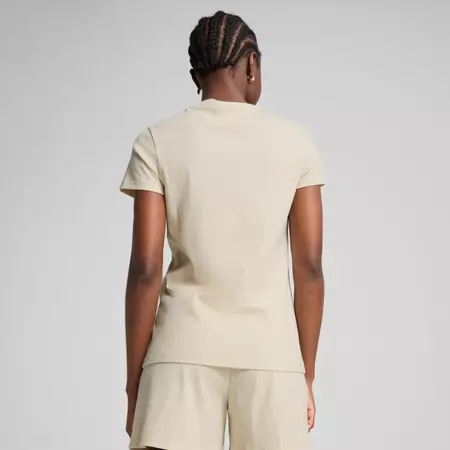 Puma ESS ELEVATED Rib Tee "Alpine Snow"