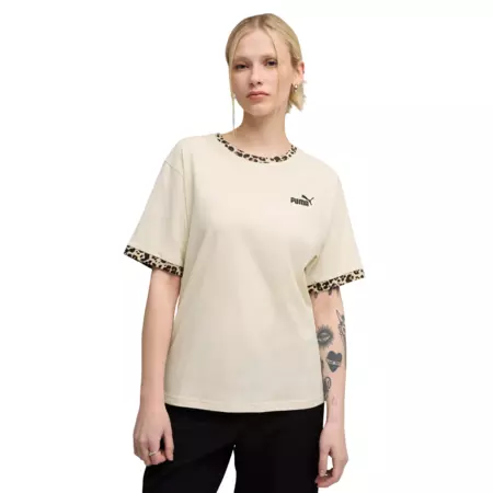 Puma ESS GRAPHIC Animal Relaxed Tee "Alpine Snow"