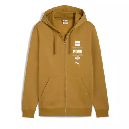 Puma ESS LOGO LAB Holiday FZ Hoodie FL "Honey Butter"