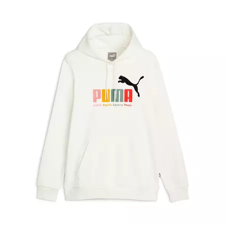 Puma ESS+ Multicolor Hoodie FL "Warm White"
