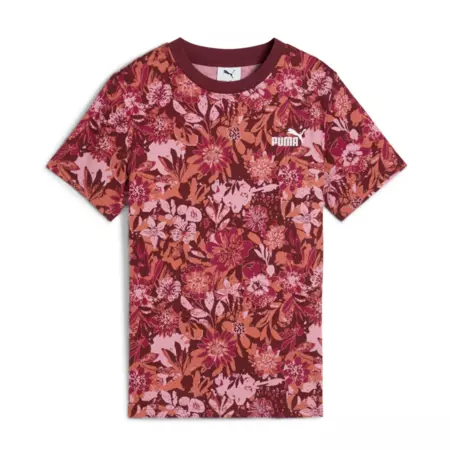Puma ESS NATURE 2.0 AOP Tee G "Ruby Shimmer"