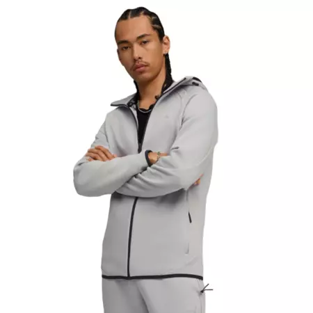 Puma EVOSTRIPE FZ Hoodie DK "Gray Echo"