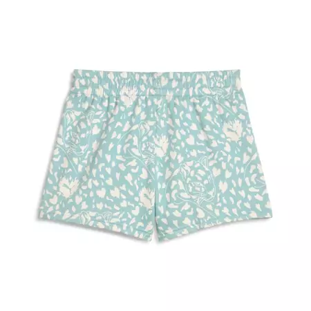 Puma FLAMING LOVE AOP High Waist Shorts TR G"Modern Mint"