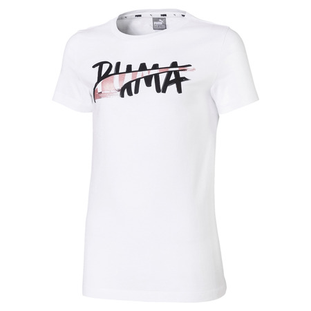 Puma Girls Alpha Logo Tee