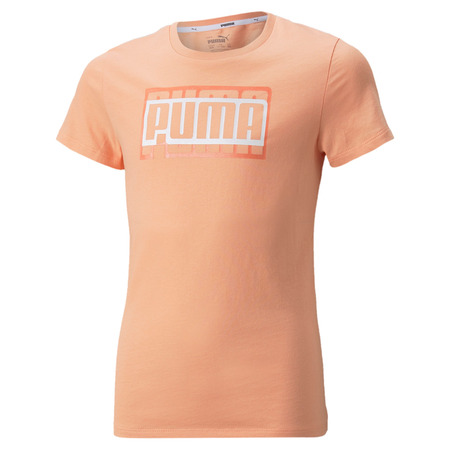Puma Girls Alpha Tee "Peach Pink"