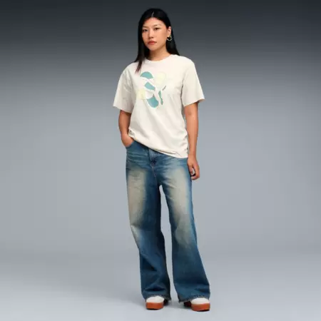 Puma GRAPHIC Relaxed Energy Tee "Alpine Snow"