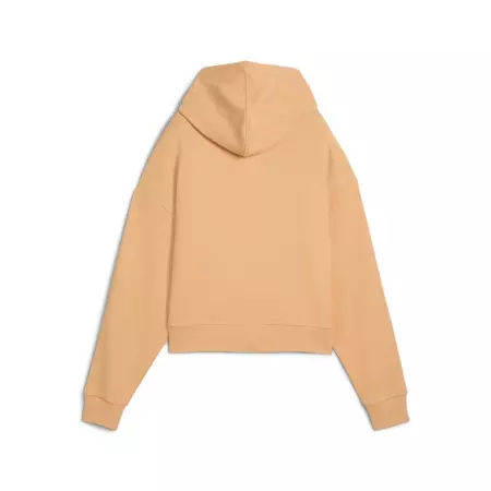Puma HER Comfort Crop Full-Zip Hoodie "Warm Beige"