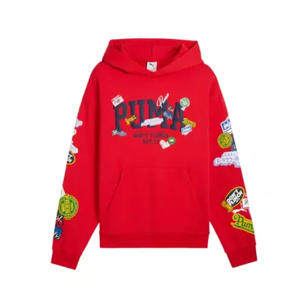 Puma HooperHotline Pullover Hoodie "For All Time Red"
