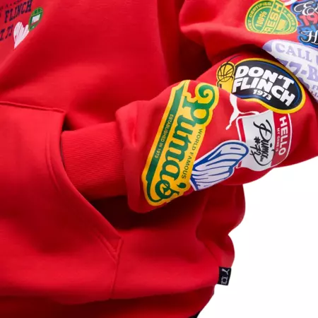 Puma HooperHotline Pullover Hoodie "For All Time Red"