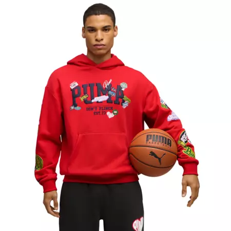 Puma HooperHotline Pullover Hoodie "For All Time Red"
