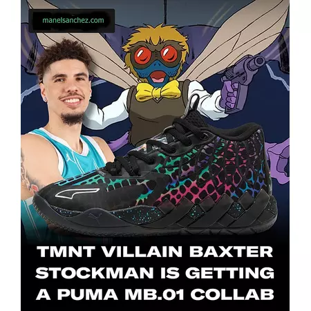 Puma LaMelo Ball MB.01 TMNT "Baxter Stockman"