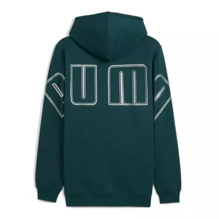 Puma MAXIMAL METALLIC Hoodie FL "Green Terrain"
