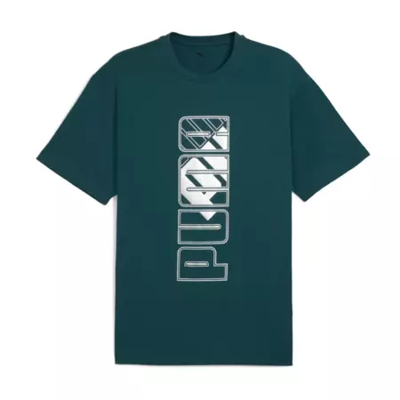 Puma MAXIMAL METALLIC Relaxed Tee "Green Terrain"
