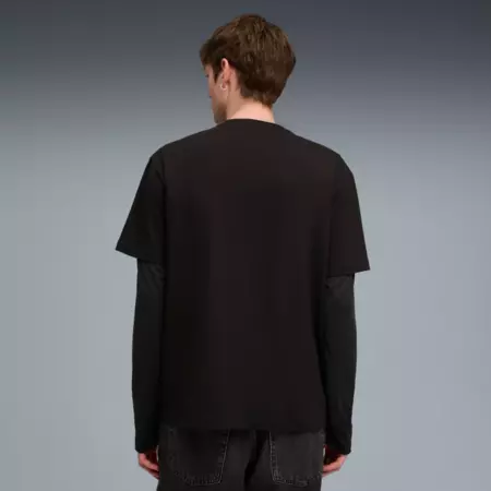 Puma MAXIMAL METALLIC Relaxed Tee " Black"