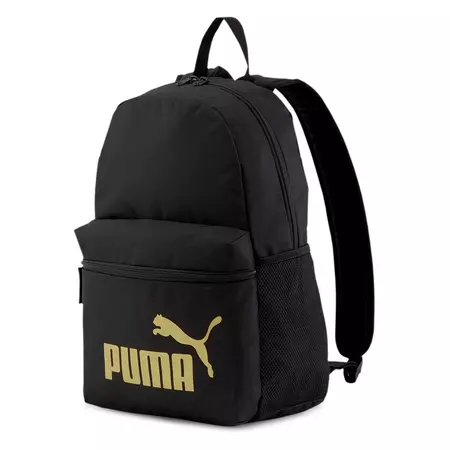 Puma Phase Backpack "Black-Golden Logo"