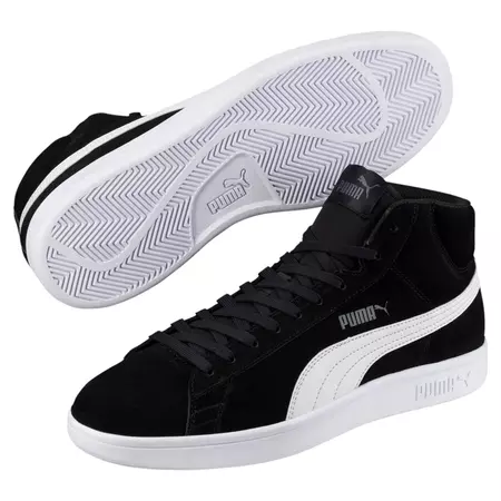 Puma Smash V2 Mid SD (Black/White)