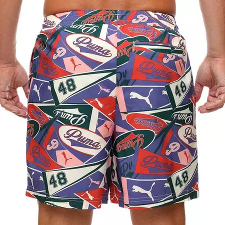 Puma SPORTS LEGACY AOP Relaxed Shorts 6’’ " Blue Crystal-AOP"