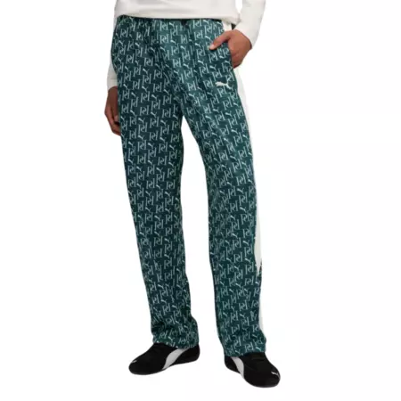 Puma T7 AOP Relaxed Track Pants PT "Green Terrain"