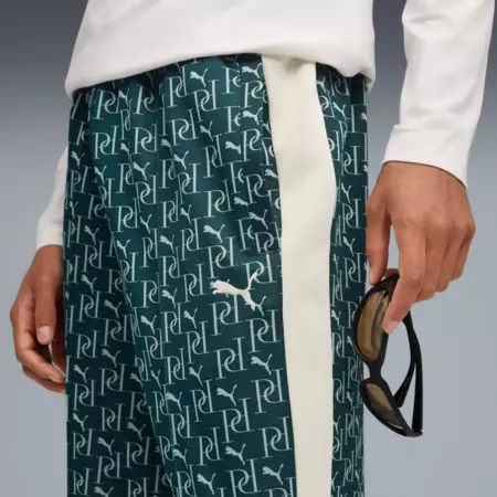 Puma T7 AOP Relaxed Track Pants PT "Green Terrain"