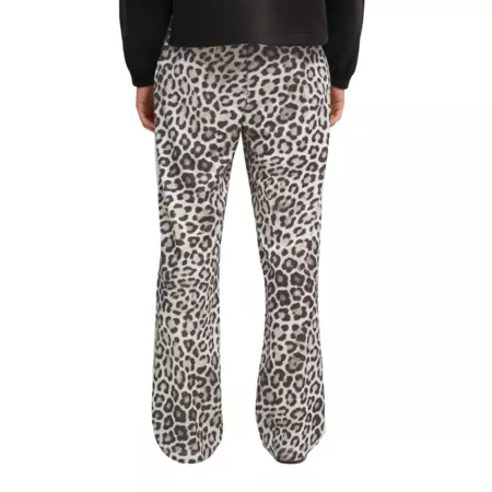 Puma T7 LEO LUXE AOP Straight Pants op "Alpine Snow-Ice Coffee"