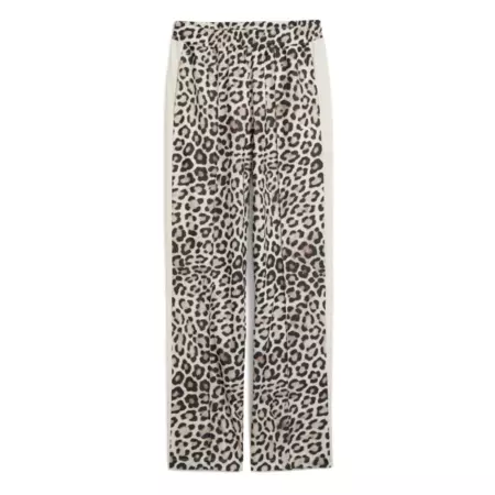 Puma T7 LEO LUXE AOP Straight Pants op "Alpine Snow-Ice Coffee"