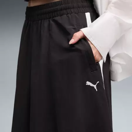 Puma T7 Woven Midi Skirt "Black"
