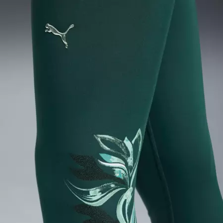 Puma W GRAPHIC TIGHT - HW 7/8 "Green Terrain"