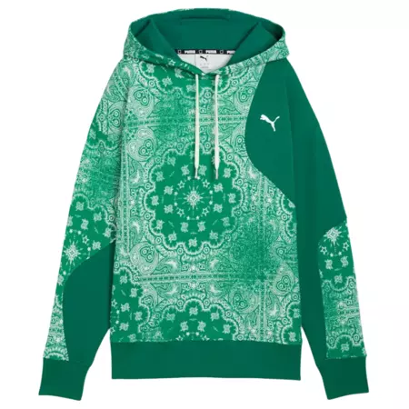 Sudadera Puma Wms Basketball Shooting Stars Hoodie "Wild Green"