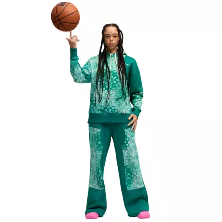 Pantalón Puma Wms Basketball Shooting Stars "Wild Green"